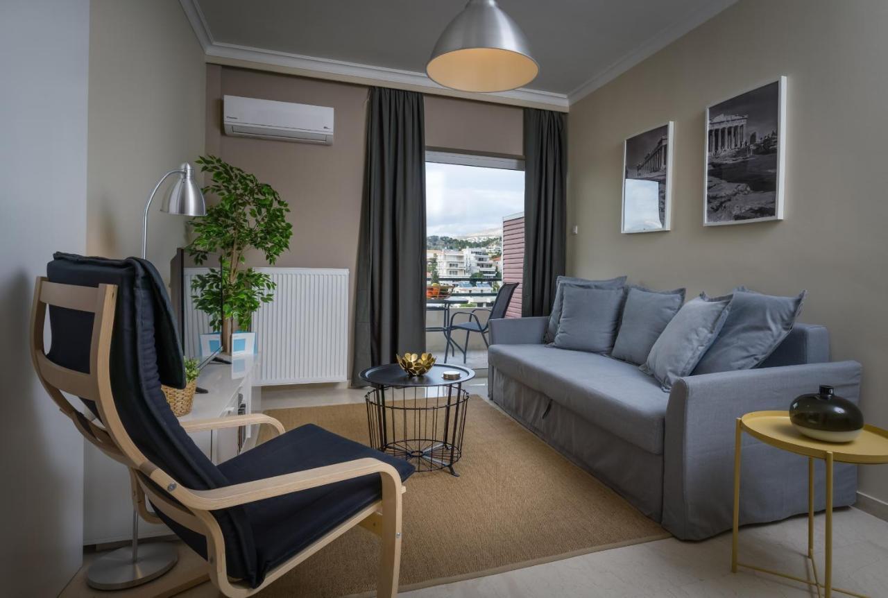 Apartment For 4 Ppl With Great View In Афины Экстерьер фото