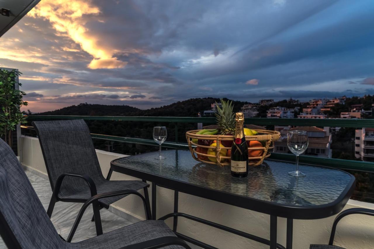Apartment For 4 Ppl With Great View In Афины Экстерьер фото